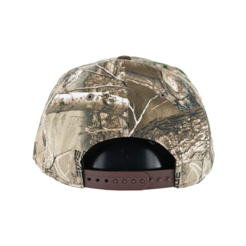 New Era 9Forty San Diego Padres Gwynn A-Frame Snapback Hat Realtree Camouflage White Orange Brown - Image 4