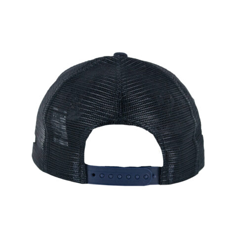 New Era 9Forty San Diego Padres Tony Gwynn A-Frame Mesh Trucker Snapback Hat Dark Navy White Orange - Image 4