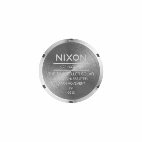 Nixon Time Teller Solar Watch Silver Rainbow - Image 4