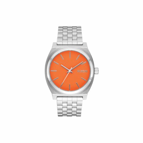 Nixon Time Teller Watch Silver Mandarin