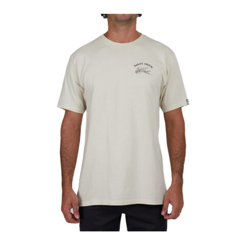 Salty Crew Blue Kamikaze Premium Short Sleeve T-Shirt Bone White