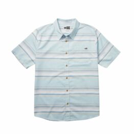Salty Crew Puerto Short Sleeve Woven Shirt Sea Blue
