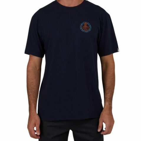 Salty Crew Tentacles Short Sleeve T-Shirt Navy Blue