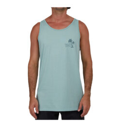 Salty Crew Unwind Tank Top T-Shirt Mackerel Blue