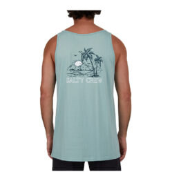 Salty Crew Unwind Tank Top T-Shirt Mackerel Blue