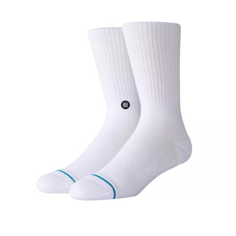 Stance Icon Sock White Black