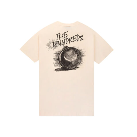 The Hundreds Sketch Bomb Short Sleeve T-Shirt Cream White