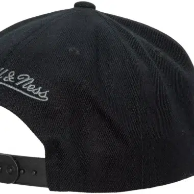 Mitchell & Ness San Antonio Spurs Team 2 Tone 2.0 Snapback Hat Black Gray