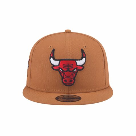 New Era 9Fifty Chicago Bulls Color Pack Snapback Hat Light Bronze - Image 2