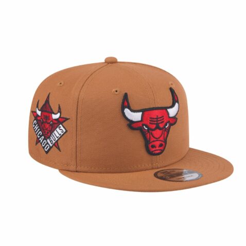 New Era 9Fifty Chicago Bulls Color Pack Snapback Hat Light Bronze - Image 3