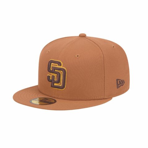 New Era 59Fifty San Diego Padres Fitted Hat Light Bronze OTC