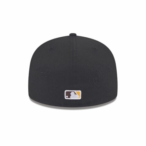 New Era 59Fifty San Diego Padres Global Fitted Hat Black - Image 5