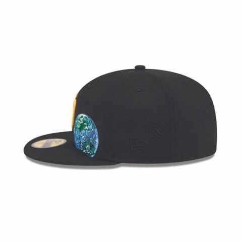 New Era 59Fifty San Diego Padres Global Fitted Hat Black - Image 4