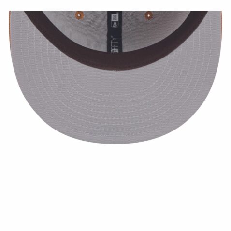 New Era 59Fifty San Diego Padres Two Tone Fitted Hat Stone Gray Light Bronze - Image 7