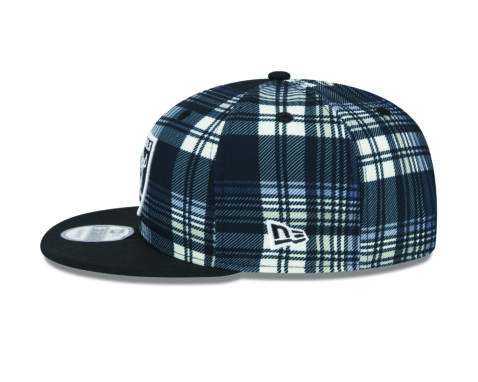 New Era 9Fifty Las Vegas Raiders Sideline Statement Snapback Hat Black Plaid - Image 4
