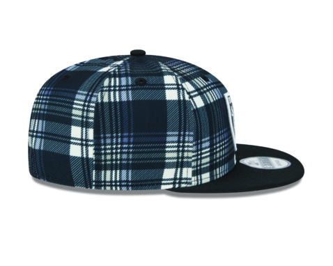 New Era 9Fifty Las Vegas Raiders Sideline Statement Snapback Hat Black Plaid - Image 6