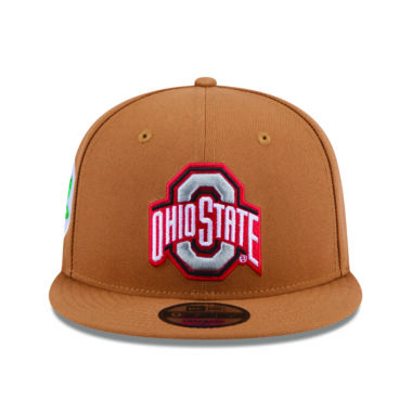 New Era 9Fifty Ohio State Buckeyes Color Pack Snapback Hat Light Bronze Red