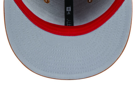 New Era 9Fifty Ohio State Buckeyes Color Pack Snapback Hat Light Bronze Red - Image 7
