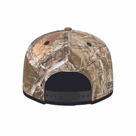 New Era 9Fifty San Diego Padres Snapback Hat Realtree Camo Black Gold - Image 5