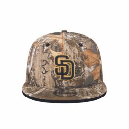 New Era 9Fifty San Diego Padres Snapback Hat Realtree Camo Black Gold