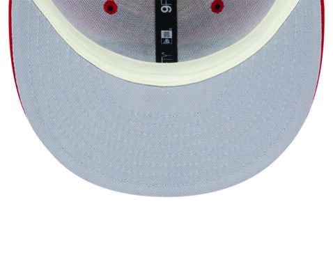 New Era 9Fifty San Francisco 49ers Sideline Statement Snapback Hat Red Plaid - Image 7