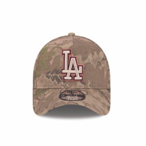 New Era 9Forty Los Angeles Dodgers A-Frame Snapback Hat Leaf Camo