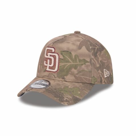 New Era 9Forty San Diego Padres A-Frame Snapback Hat Leaf Camo