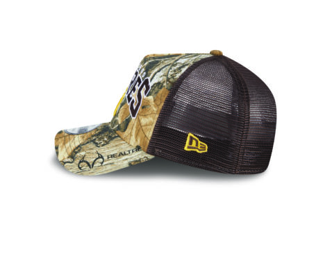 New Era 9Forty San Diego Padres A-Frame Snapback Hat Realtree Camo Brown Gold - Image 4