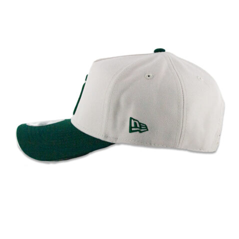 New Era 9Forty San Diego Padres Earth A-Frame Snapback Hat Stone Gray Green - Image 4