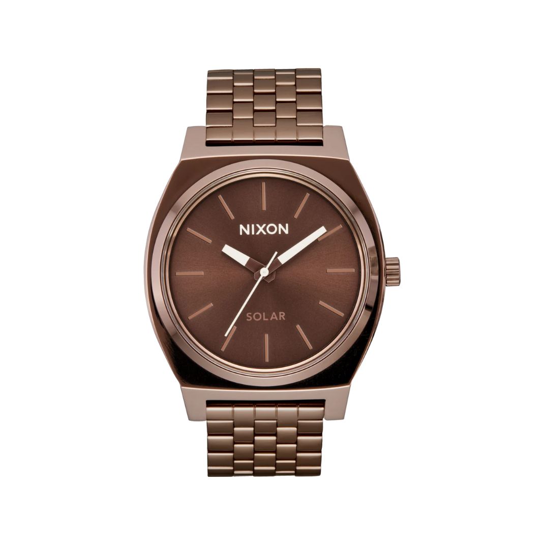 Nixon Time Teller Solar Chocolate Cappucino - Billion Creation