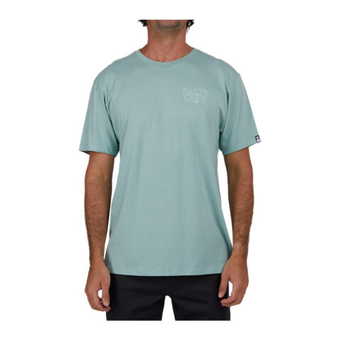 Salty Crew Brother Bruce Short Sleeve T-Shirt Mackerel Blue