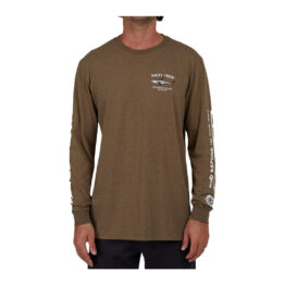 Salty Crew Classic Bruce Long Sleeve T-Shirt Mocha Heather