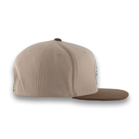 Brixton Oath III Snapback Hat Khaki Sepia - Image 4