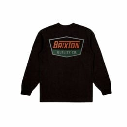 Brixton Regal Long Sleeve T-Shirt Black Rust