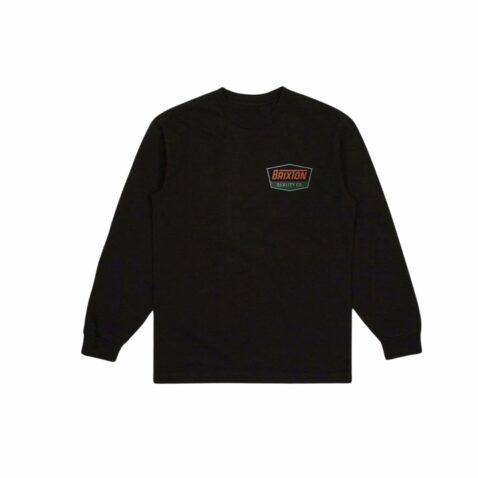 Brixton Regal Long Sleeve T-Shirt Black Rust