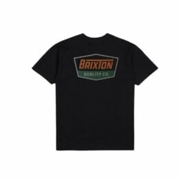 Brixton Regal Short Sleeve T-Shirt Black Rust