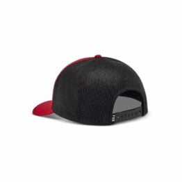 Fox Head Trucker Snapback Hat Flame Red