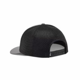 Fox Head Trucker Snapback Hat Steel Grey