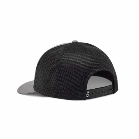 Fox Head Trucker Snapback Hat Steel Grey - Image 2