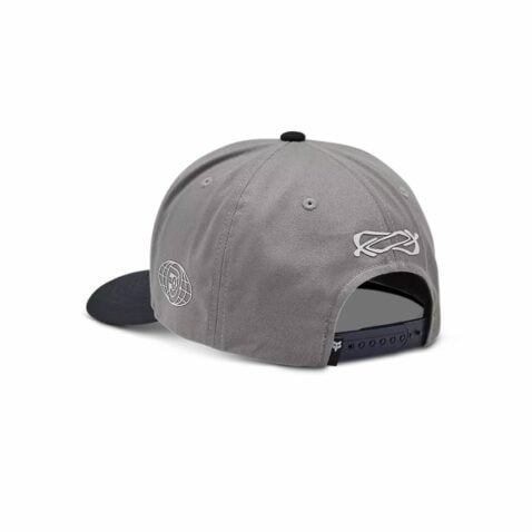 Fox Race Spec Snapback Hat Steel Grey - Image 2