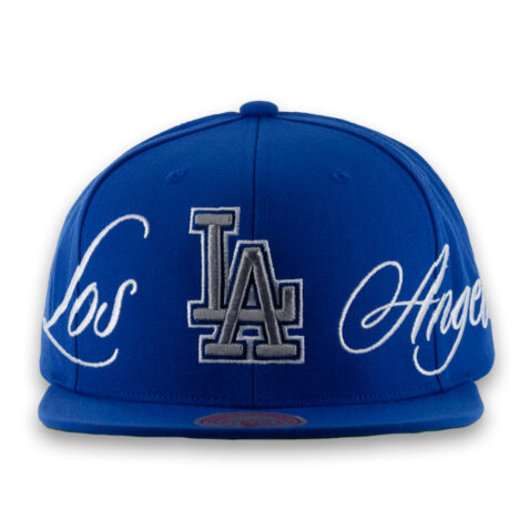 Mitchell & Ness x Just Don x MLB Los Angeles Dodgers Cooperstown Lux Script Snapback Hat Royal Blue Mitchell & Ness x Just Don x MLB Los Angeles Dodgers Cooperstown Lux Script Snapback Hat Royal Blue