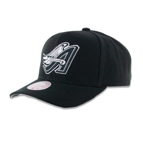 Mitchell & Ness Anaheim Angels Cooperstown Panda Pro Snapback Hat Black