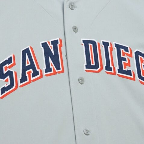 Mitchell & Ness San Diego Padres Authentic Tony Gwynn 1999 Road Jersey Grey - Image 3