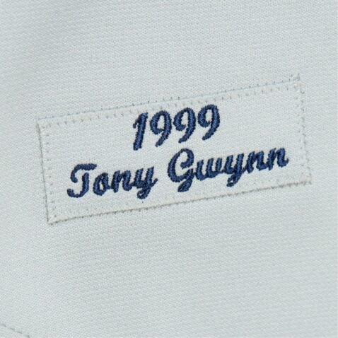 Mitchell & Ness San Diego Padres Authentic Tony Gwynn 1999 Road Jersey Grey - Image 5