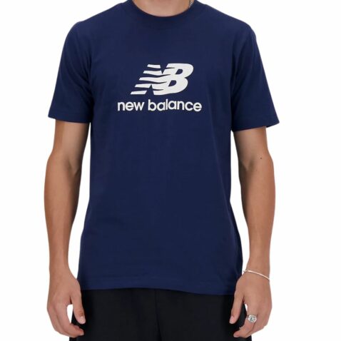 New Balance Sport Essentials Logo Short Sleeve T-Shirt Dark Navy
