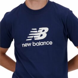 New Balance Sport Essentials Logo Short Sleeve T-Shirt Dark Navy