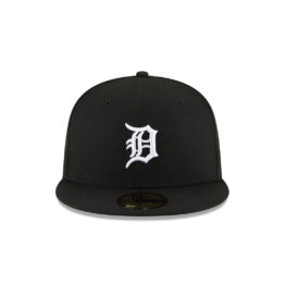 New Era 59Fifty Detroit Tigers Fitted Hat Black White