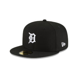 New Era 59Fifty Detroit Tigers Fitted Hat Black White