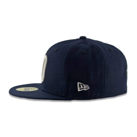 New Era 59Fifty San Diego Football Club SDFC SD Logo Fitted Hat Dark Navy Metallic Silver - Image 4