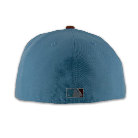 New Era 59Fifty San Diego Padres Color Block Fitted Hat Doscientos Blue Copper - Image 5